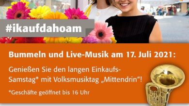 Langer Samstag mit Bummeln und Live-Musik