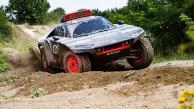 Audi RS Q e-tron im Test für Rallye Dakar